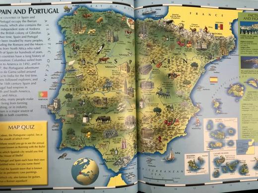 儿童彩色地图册 配多幅彩色地图 精装16开 商品图10