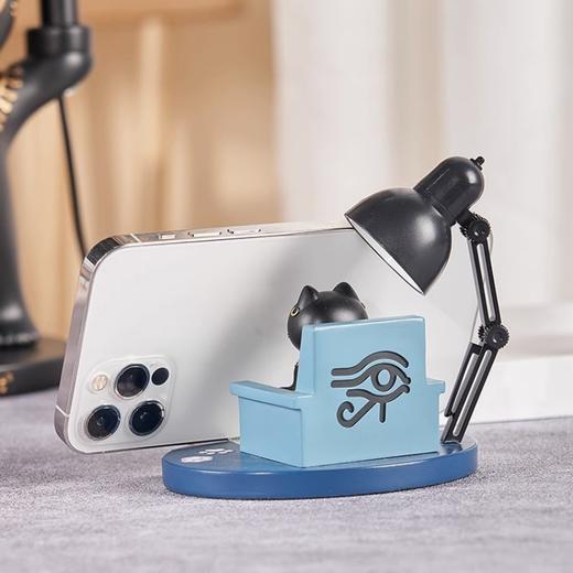 大英博物馆盖亚·安德森猫系列 巴斯特萌猫宝座迷你台灯手机支架摆件 商品图2
