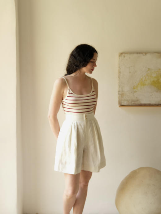 Vintage Red Stripe Bodysuit 商品图1