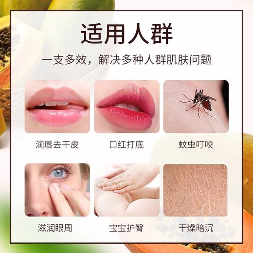 【中欧班列精选2支】澳洲澳莉维亚天然木瓜膏 原装进口 Oliviam修护润唇膏保湿滋润 25g/支 ALWY 商品图6