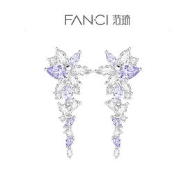【明星同款】紫藤相惜【耳环】Fanci范琦 紫藤花系列 925银饰轻奢生日礼物 