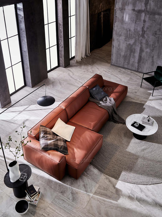 面包沙发 | 更多座位组合，皮布面料可选，详询客服 商品图10