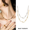MINT THERAPY 液态蔷薇叶片肌理项链 商品缩略图1