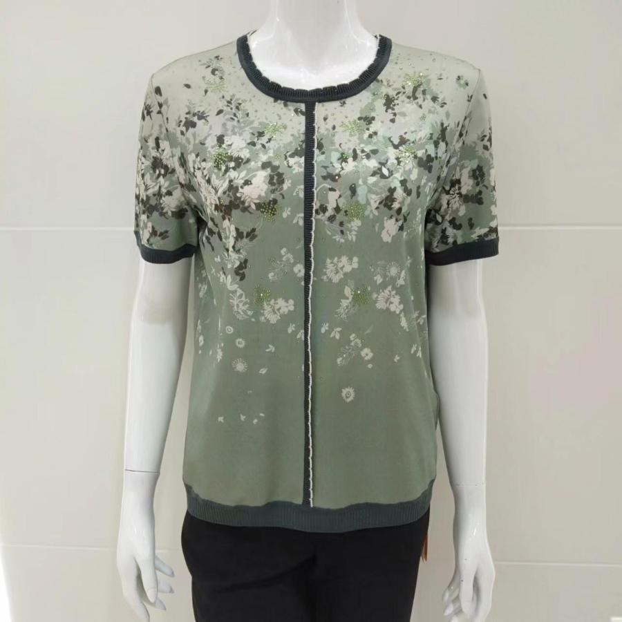 南3凤时绿灰短袖衫