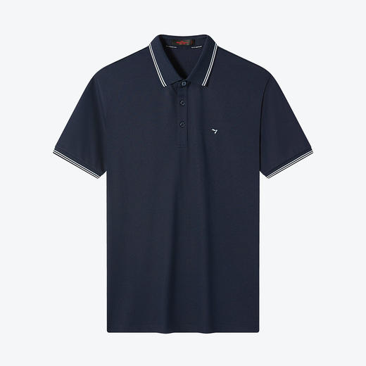 【冰凉丝】柒牌男装短袖polo衫夏季薄款商务休闲翻领男士T恤	124T70390 商品图3