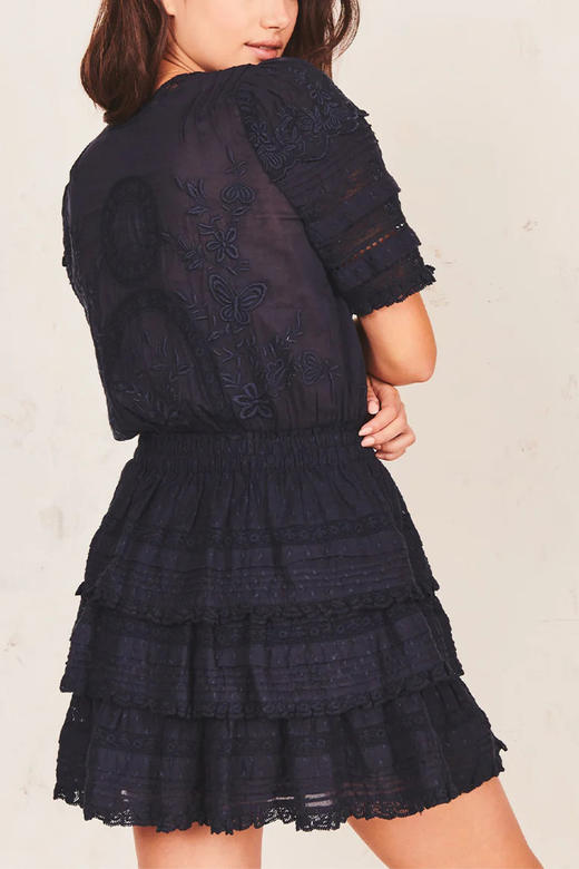 LOVESHACKFANCY - QUINCY DRESS - BLACK - 连身裙 - 黑色 商品图1