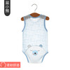 【清仓捡漏39.9两件】婴儿包屁衣夏季薄款宝宝无袖背心，包边领口耐磨舒适，纽扣设计方便给宝宝穿脱，无骨缝合不磨宝宝皮肤，按扣设计方便穿脱，三角爬新生儿夏装透气连体竹纤维 商品缩略图6