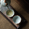 【丰子汝窑】【天青牡丹杯2入茶杯】7.8x4.5cm 50ml 纯手工开片主人杯陶瓷汝瓷单杯子个人品茗杯功夫茶具 商品缩略图2
