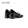 【甜梦少女】DFuse迪芙斯2023秋季新款漆皮圆头粗跟玛丽珍单鞋皮鞋DF33111215 商品缩略图6