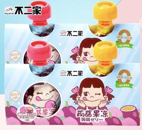 不二家蒟蒻果冻白桃百香果120g