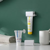 FaSoLa 懒人挤牙膏神器自动手动洗面奶壁挂式牙膏按挤压器置物收纳架夹子 商品缩略图2