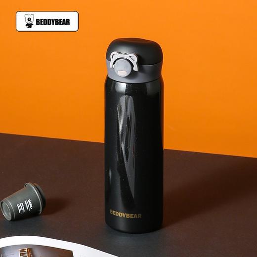 BeddyBear杯具熊 弹盖直饮保温杯316不锈钢男女便携水杯车载学生杯子 470ml 商品图4