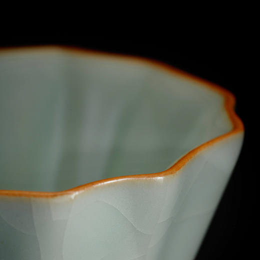 【丰子汝窑】【天青牡丹杯2入茶杯】7.8x4.5cm 50ml 纯手工开片主人杯陶瓷汝瓷单杯子个人品茗杯功夫茶具 商品图7