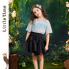 littletime女童t恤潮字母印花2023夏季洋气韩版儿童纯棉宽松短袖 商品缩略图2