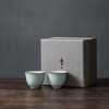 【丰子汝窑】【天青香韵杯2入茶杯】6.2x4.8cm 60ml 手工开片主人杯陶瓷汝瓷单杯子个人品茗杯功夫茶具 商品缩略图0