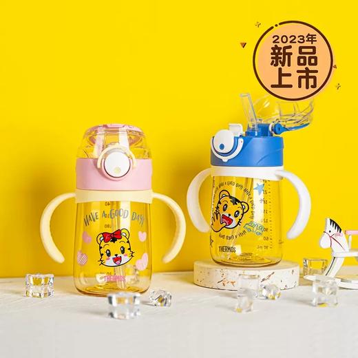 膳魔师巧虎PPSU把手吸管杯330mL儿童水杯夏季出行SMS-BBSI-350QH 商品图0
