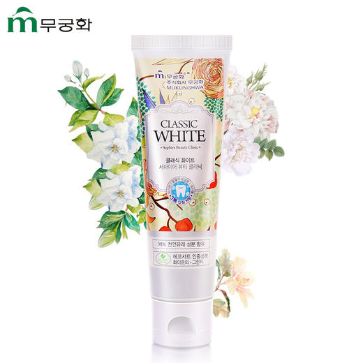 韩国进口芜琼花果香洁齿植物萃取清新口气温和护龈牙膏 110g 商品图3