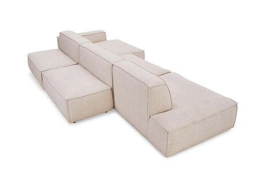 面包沙发 | 更多座位组合，皮布面料可选，详询客服 商品图1