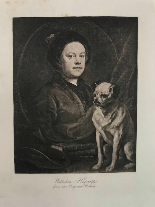 1907年 奥斯丁·多布森《威廉·荷加斯传》 76幅插图 漆布精装18开 商品图2