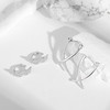 【天使翅膀】S925银交叉线条耳夹【JHY-E000561B】 商品缩略图3