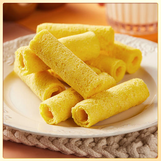 元朗合桃酥奶油香葱凤凰蛋卷饼干零食过年礼品年货礼盒装送礼600g 商品图2