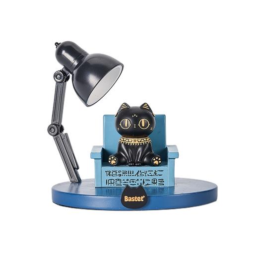 大英博物馆盖亚·安德森猫系列 巴斯特萌猫宝座迷你台灯手机支架摆件 商品图4
