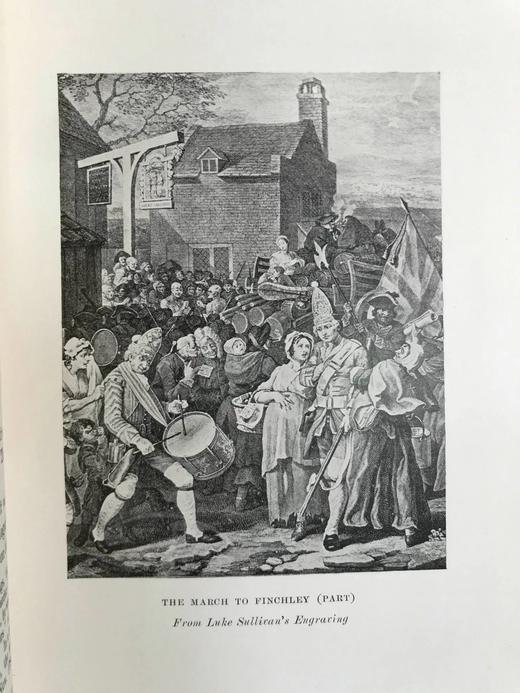 1907年 奥斯丁·多布森《威廉·荷加斯传》 76幅插图 漆布精装18开 商品图7