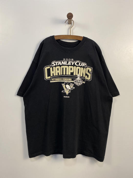 Y2K Vintage Reebok 锐步 NHL 美国国家冰球联盟 斯坦利杯（Stanley Cup） 厚款 短袖T恤 _SST(XL) 商品图4