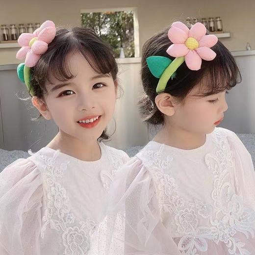 「数款可选！清新糖果色」儿童花朵发箍 韩版小女童头箍宝宝可爱公主女孩发饰童装 商品图1