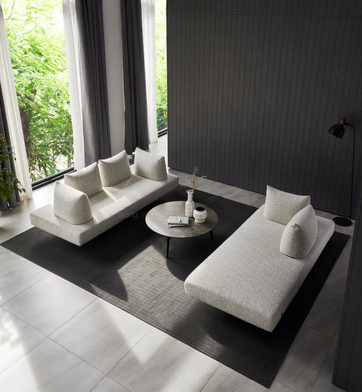 牛角沙发 | 更多座位组合，皮布面料可选，详询客服 商品图3