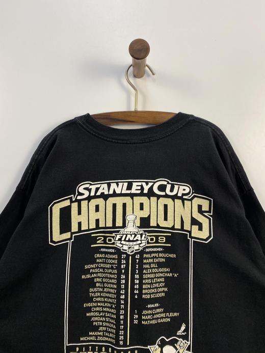 Y2K Vintage Reebok 锐步 NHL 美国国家冰球联盟 斯坦利杯（Stanley Cup） 厚款 短袖T恤 _SST(XL) 商品图0