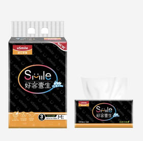 好客壹生 纸面巾(软抽) 3包装3*120抽3层133mm*195mm/提（仅限钦州鼓雪站自提）