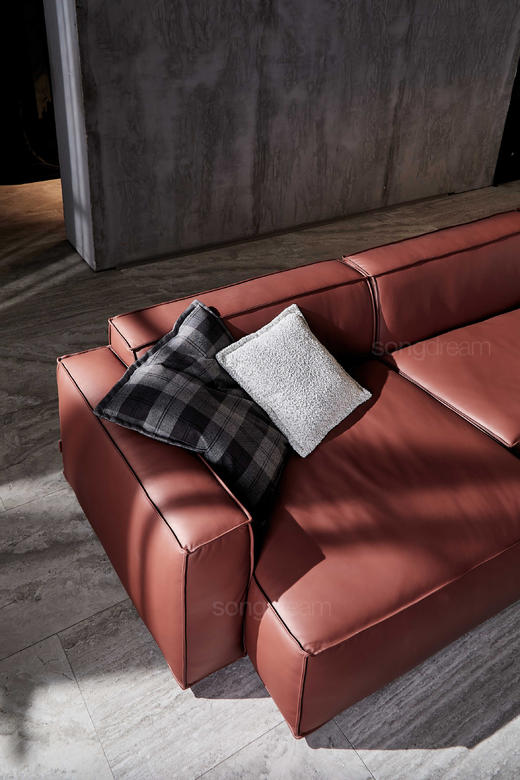 面包沙发 | 更多座位组合，皮布面料可选，详询客服 商品图11