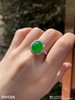 3044206，老坑高冰艳绿蛋面戒指。具体价格微信咨询 商品缩略图5