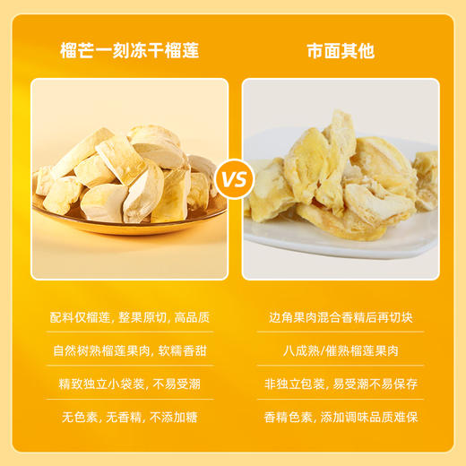 榴芒一刻泰国金枕榴莲冻干3袋装全国包邮 商品图5