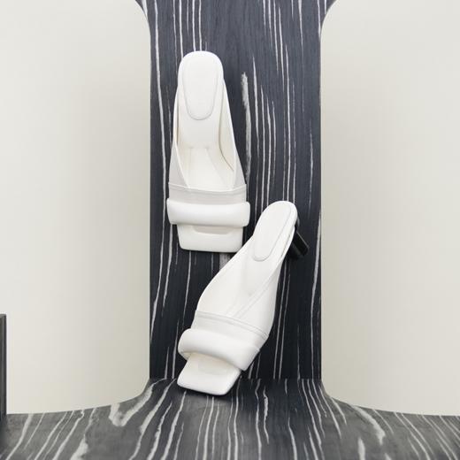 直述NOMORELIE 方头高跟凉鞋 商品图2