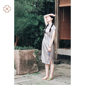 米马成衣  19姆咪桑蚕丝中式改良旗袍  优雅端庄的日常旗袍