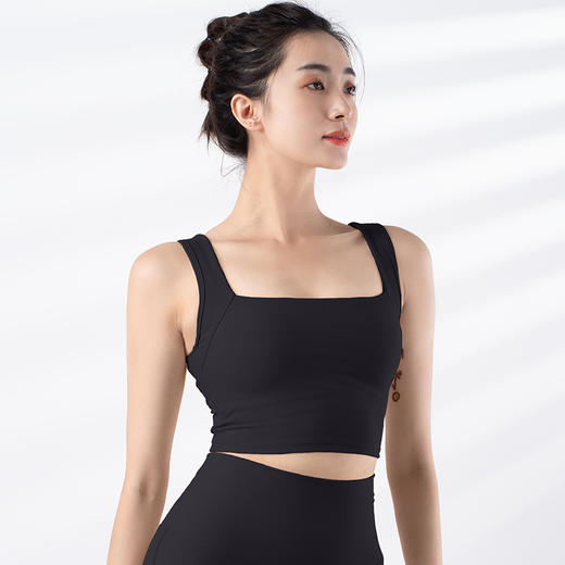跃牌【禅语梵心系列】新品一体式固定杯跑步速干防震瑜伽文胸 F2282（一体式胸垫） 商品图7