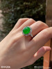 3044206，老坑高冰艳绿蛋面戒指。具体价格微信咨询 商品缩略图3