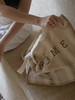 Khaki Stripe Canvas Tote Bag 商品缩略图6