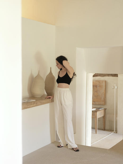 Black Wool Bralette 商品图6