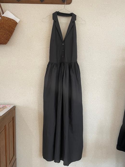 elsa esturgie 前开襟挂脖连衣裙裤V领无袖 商品图12
