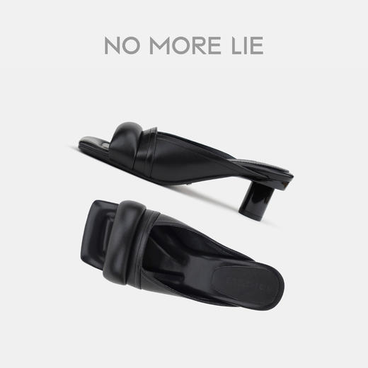 直述NOMORELIE 方头高跟凉鞋 商品图7