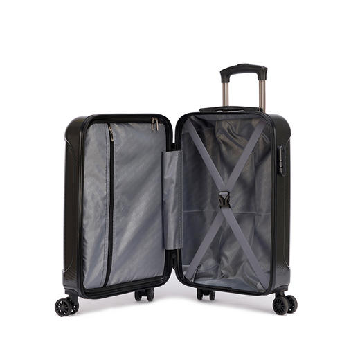 GUESS LUSTRE系列 碳纤底纹万向轮拉杆箱（石墨灰） 20寸 商品图4