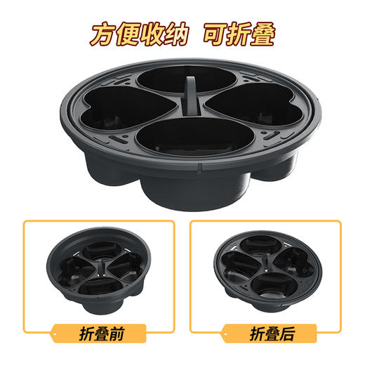 美善品硅胶蒸蛋器  耐高温烘烤蛋糕多功能小美蒸篮TM5/TM6/TM31 商品图2