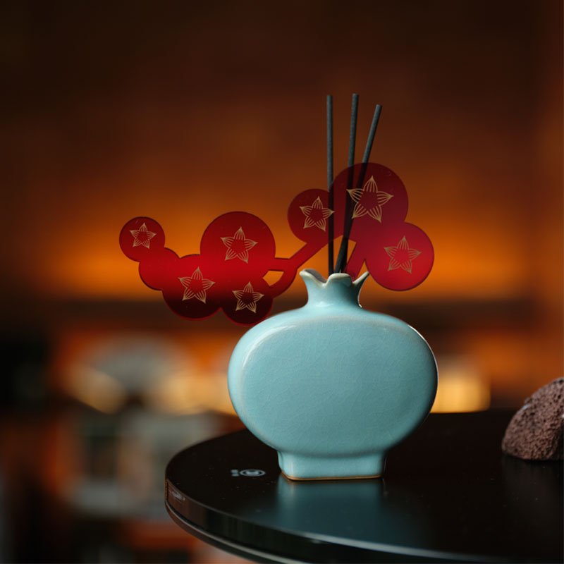 宫里的世界&可美汝谣 石榴锦汝瓷无火香薰礼盒