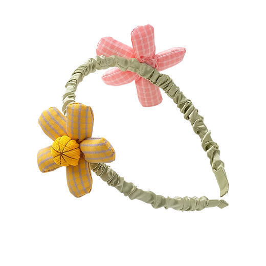 「数款可选！清新糖果色」儿童花朵发箍 韩版小女童头箍宝宝可爱公主女孩发饰童装 商品图3