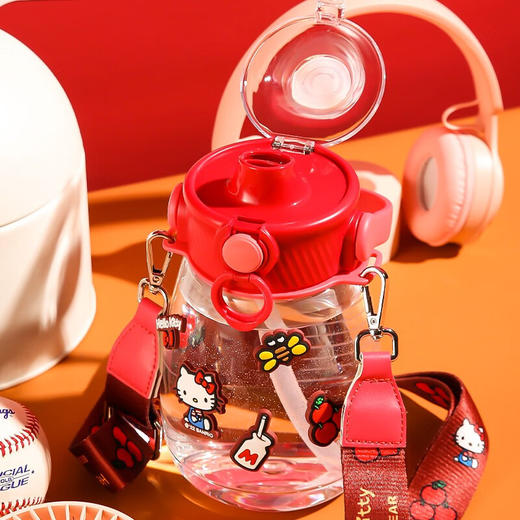 BEDDYBEAR杯具熊 儿童户外饮水嘟嘟桶水杯吸管杯 1200ml 商品图5