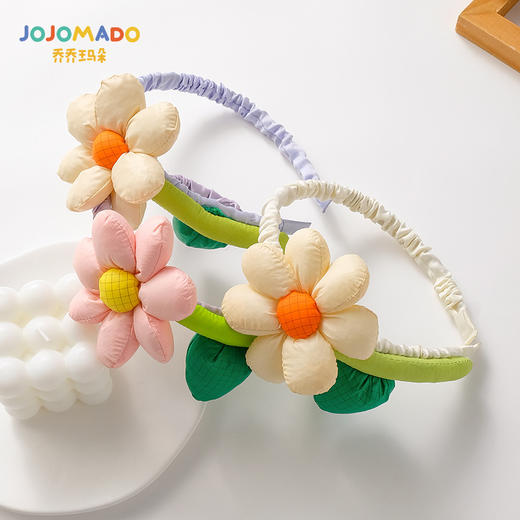 「数款可选！清新糖果色」儿童花朵发箍 韩版小女童头箍宝宝可爱公主女孩发饰童装 商品图2