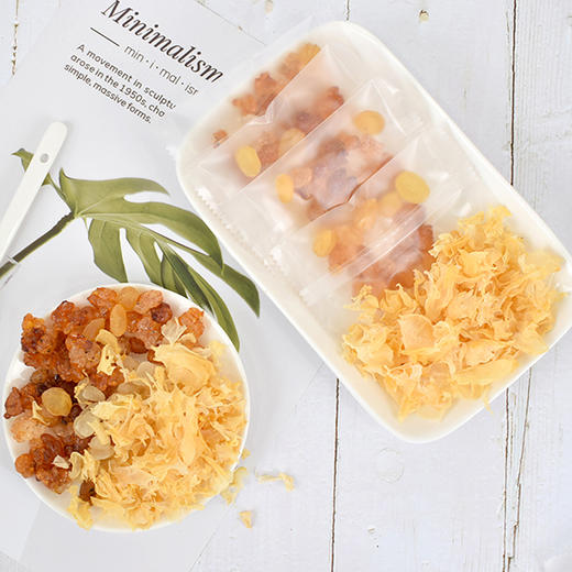 姚朵朵胶原组合桃胶雪燕皂角米有机银耳糯润养组合230g 商品图0